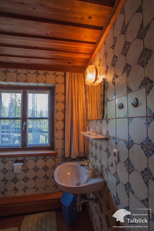 Das Badezimmer im Appartement Schladming